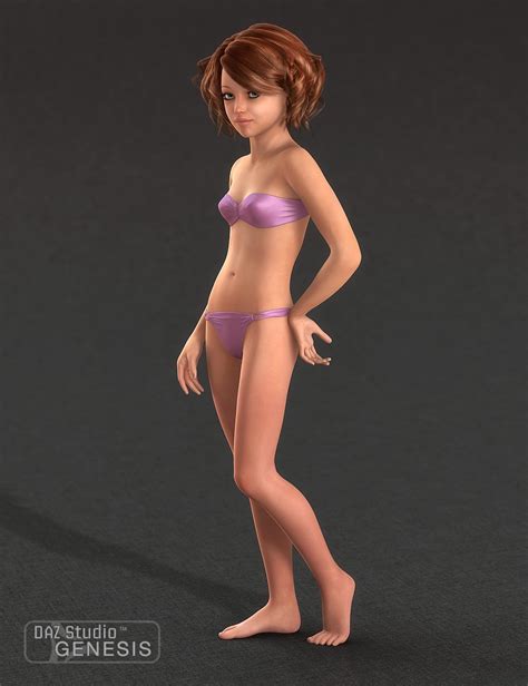 Only teens models galleries no downloads (thumbnails). DAZ 3D - Young Teens 5 Julie - DAZ 3D Models - 3D CG