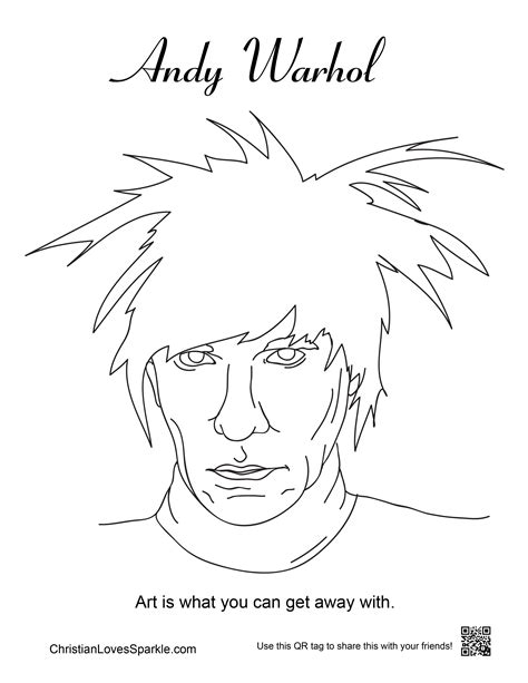 Andy Warhol Coloring Book Coloring Pages 4400 | The Best Porn Website