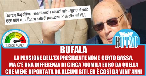 Of naples, and was a member of the communist party from 1945 until its dissolution in 1991. Napolitano, lo stipendio d'oro e le fonti - BUTAC - Bufale ...