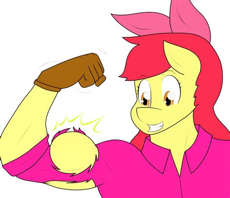 So is not that ilogical for him to try to make some muscle and probably make it an habit. Where The Apple Blossoms — Hello Applebloom, I gotta ...