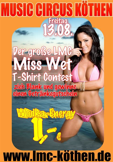 Free returns 100% money back guarantee fast shipping. Galerie: Partybilder, Fotos von Miss Wet T-Shirt Contest ...