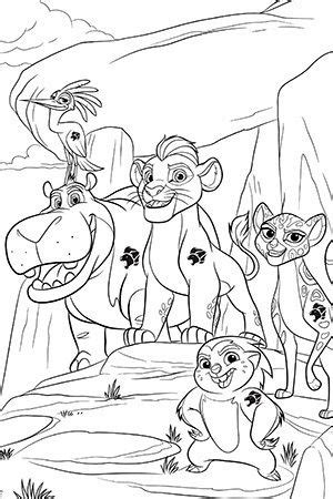 Free printable the lion guard coloring pages. lion Guard party game ideas - Free printable Lion Guard ...