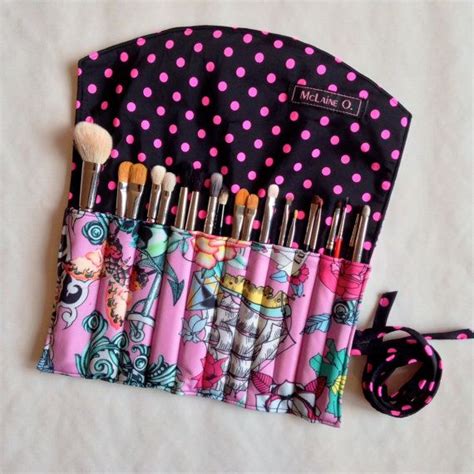 Black and white dot tattoo: Pink Tattoo and Polka Dot Makeup Brush Roll | Pink tattoo ...