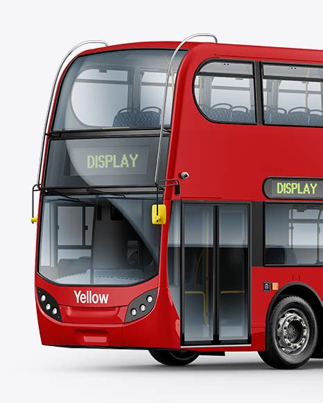 Download London Bus Enviro 400 Mockup - Left Half Side View | Free ...