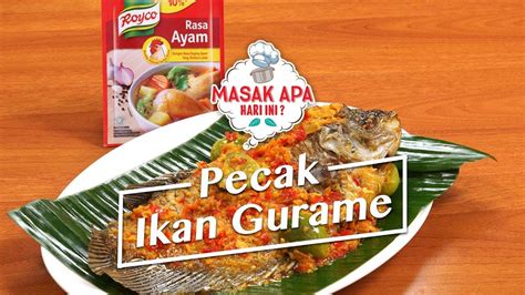Resep pecak ikan nila mujair terenak pecak betawi deep fried tilapia fish with spicy sauce. Resep Pecak Ikan Gurame - YouTube