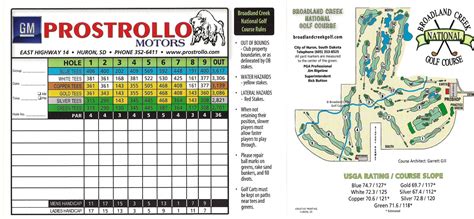 Murphy creek golf course $ scorecard. Course Details - Broadland Creek Golf Course