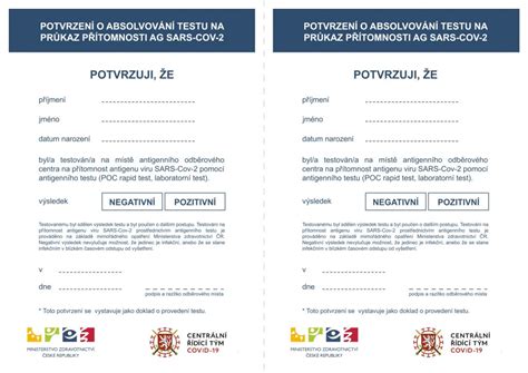 Června si lidé budou moci z očkovacího portálu občana na webu ústavu zdravotnických informací a statistiky (úzis) stáhnout potvrzení o negativním testu, prodělané nákaze nebo očkování. Materiály ke stažení - Aktuální informace o COVID-19