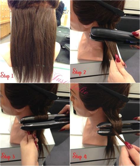 Close the hair straightener and rotate a half turn away from the face. "How To Curl Your Hair With Hair Straighteners & Make Them ...