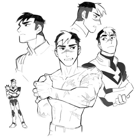 I wanted to practice drawing different eyes in the voltron style. geckostuffs: " Still practicing " | Shiro voltron, Voltron fanart, Voltron