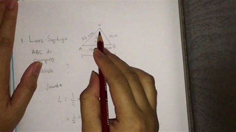 Kirakan ketinggian dan luas poligon tersebut. Math Practise (Luas Segitiga) - YouTube