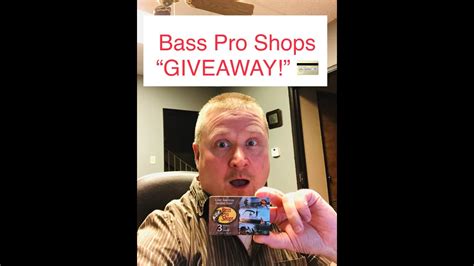 If the item details above aren't accurate or complete, we want to know about it. $50 Bass Pro Shops Gift Card "Giveaway" 💳 - YouTube