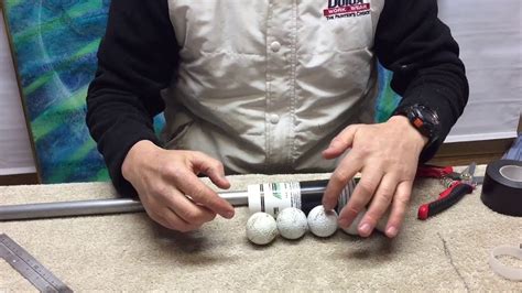 Only use a few balls or the wreath will be too heavy. DIY Golf ball retriever for under $5 and free golf tee's ...