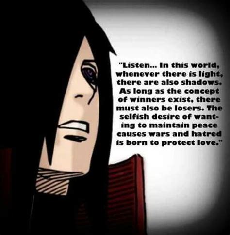 Zu hoffen, ist nichts anderes als aufzugeben. Hatred is born to protect love. | Madara uchiha, Uchiha ...