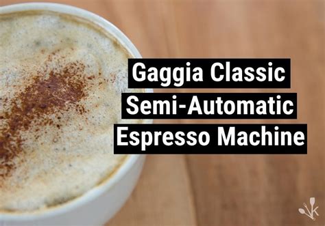 Technological mechanisms allow the brewing water. Gaggia Classic Pro Espresso Machine Review | KitchenSanity