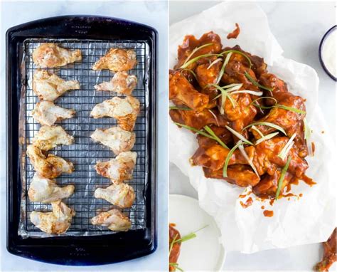 These wings are coated with a rub, cooked over indirect heat with the apple wood chunks for about 40 minutes, then finished with a sweet and spicy there's a lot going on here: Easy Sweet & Spicy BBQ Chicken Wings | Baked Chicken Wings ...