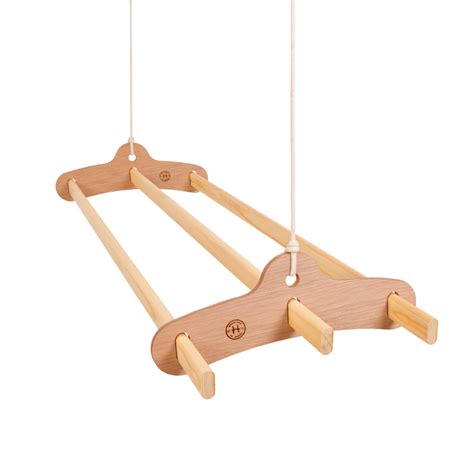 3 Lath Wooden Hanging Clothes Drying Rack or Pot Rack ...
