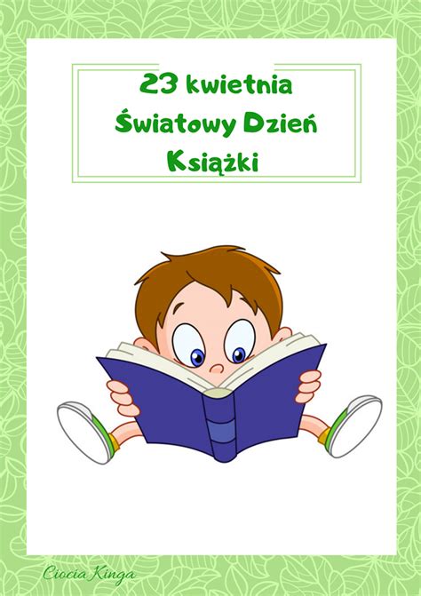 Księgarnie w polsce prowadzą akcje promocyjne. Międzynarodowy Dzień Książki 23.04.2020 - Przedszkole nr 15