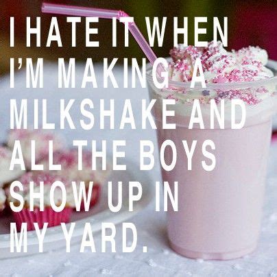 Find the best milkshake quotes, sayings and quotations on picturequotes.com. Yummmm milkshakes! (With images) | How to make milkshake ...