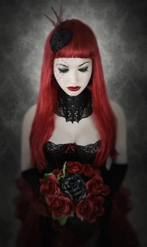 When i uploaded this, i was only nearing 170 subs. redhead goth | Glorious Goth Aristocrat | Pinterest