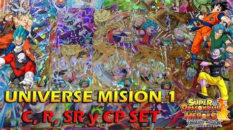 It includes planets, stars, and a large amount of galaxies. Super Dragon Ball Heroes Universe Mission 1 UM1 | Unboxing Common, Rare, Super Rare & CP Set y ...
