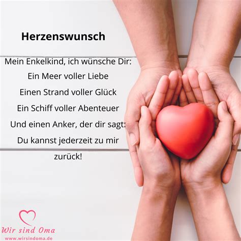 Vom heutigen tage wird kinderlachen euch begleiten und liebe euer handeln leiten. Die schönsten Sprüche für das Enkelkind - Wir sind Oma