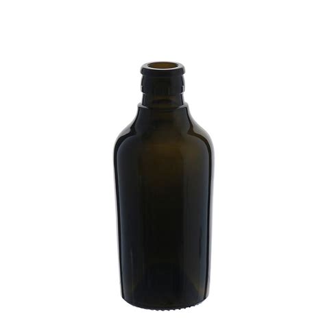 Bouteilles pour huile et vinaigre filter. 250ml bouteille verte antique huile-vinaigre "Oleum" DOP ...