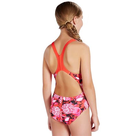 Check spelling or type a new query. Speedo Astro Fizz Allover Splashback Girls Swimsuit