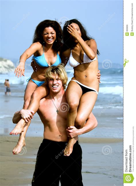 It was apparent, my roommates were going to be ladies. Piggy Back Girls stock photo. Image of water, lift, people ...
