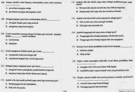 Soalan dalam ujian medsi ini adalah berbentuk psikometrik. Contoh Soalan Ujian Kelayakan Calon Guru (UKCG) (With ...