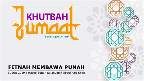 Khutbah jumat khutbah jumat terbaru 2019 memohon ampun taubat. #LIVE Khutbah Jumaat | 21 Jun 2019 - TVSelangor