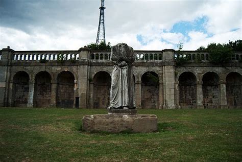 Destroyed by fire in 1936, the grounds are now crystal palace park. Crystal Palace ruins (with a headless guy) | Crystal ...