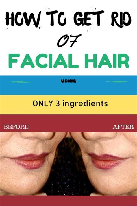 Natural remedies and tips to remove facial hair. The most efficient Facial Hair Removal using Natural Home ...