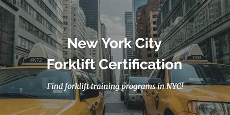 Forklift certification & license from top osha forklift certification training school. Forklift Certification New York - Get Trained!