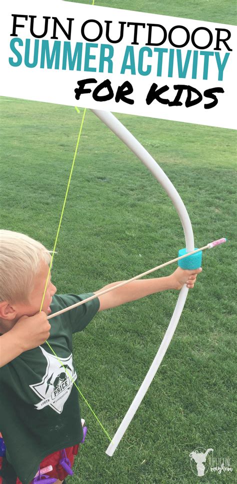 Such are the things boyhood is made of. DIY - The ULTIMATE PVC Bow and Arrow | Camping activities ...