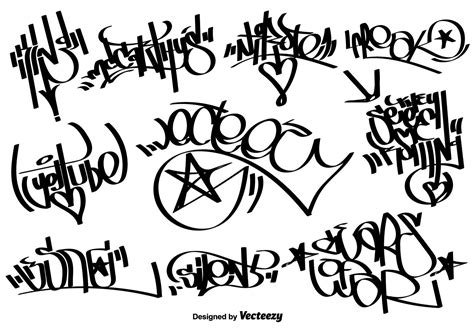 Coole graffiti vorlagen, als kleines dankeschön möchte ich euch mein train vorlage kostenlos zum download anbieten. Vektor Graffiti-Tags - Download Kostenlos Vector, Clipart Graphics, Vektorgrafiken und Design ...