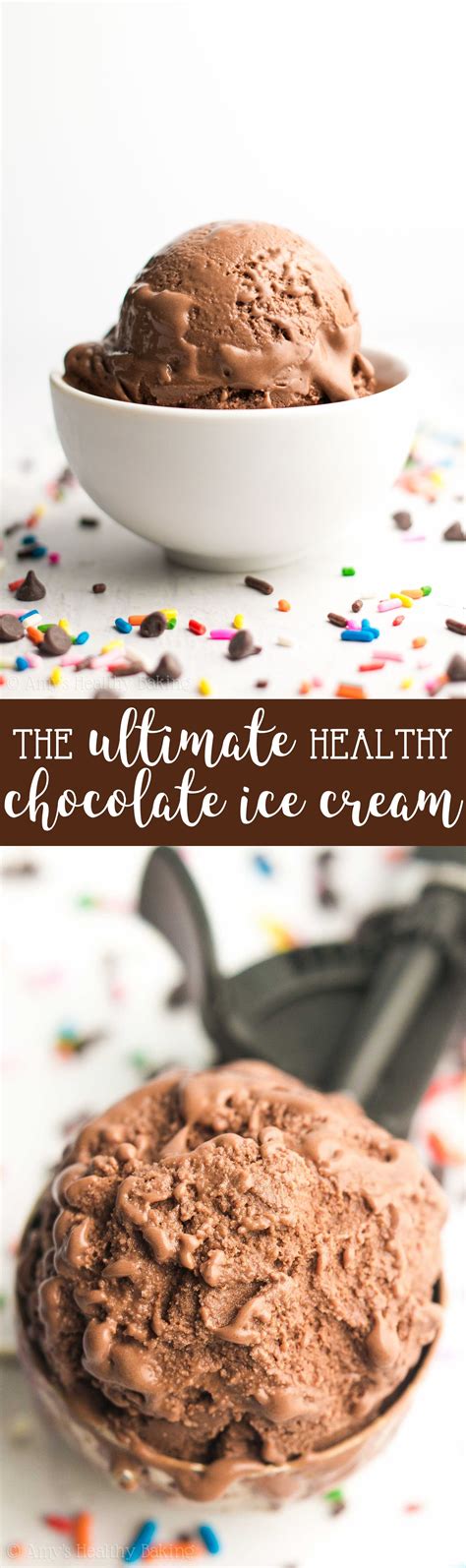 Here's how simple this low calorie protein ice cream recipe is. The ULTIMATE Healthy Chocolate Ice Cream -- just 85 ...