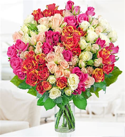 Please leave a review about the delivery of flowers. 100 Spray Roses | Flower bouquet delivery, Flower delivery ...