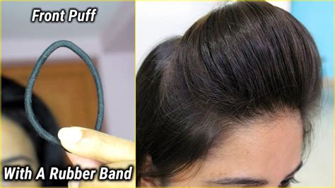 1 min front puff for thin hair/easiest way to make front ...
