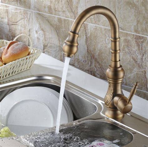 Kingston brass has a wide selection of products in the bathroom and kitchen fittings market, and you'll most likely find almost everything that an average. Luxury Kitchen Sink Faucets Solid Brass Antique Bronze ...