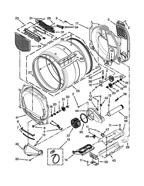 If your dryer won't heat up, it's possible that it is not being supplied with the proper voltage. Whirlpool Duet Dryer Wiring Schematic - Complete Wiring ...