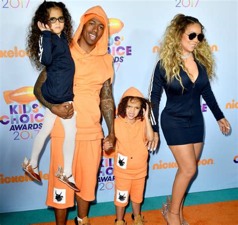 Mariah with her twins moroccan scott cannon and monroe cannon at the premiere of warner bros. CO-PARENTING AT ITS FINEST: MARIAH CAREY AND NICK CANNON ...