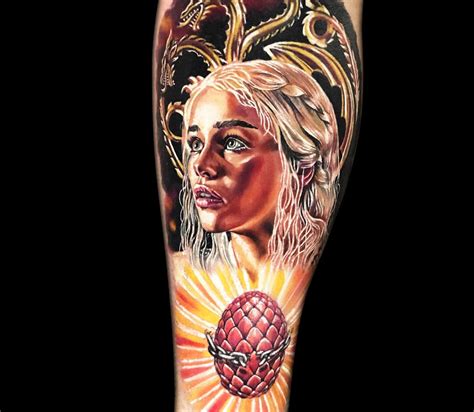 Basically the choice for a split symbol is limited only by your own. Mother Of Dragons Tattoo