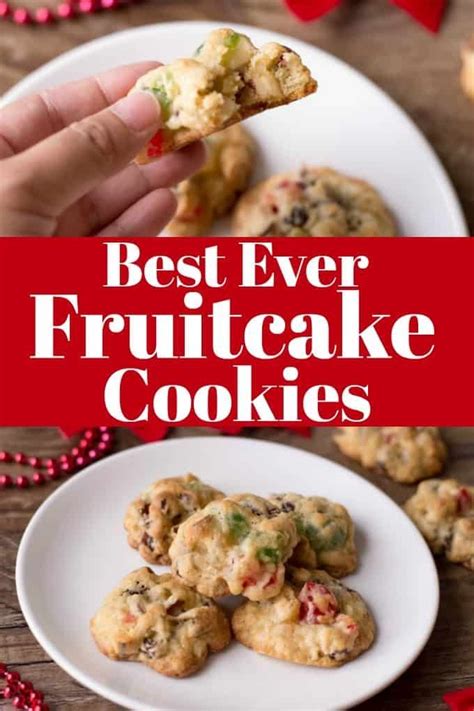 Try one of our best recipes for christmas desserts! Best Ever Fruitcake Cookies tastes like Christmas in a ...