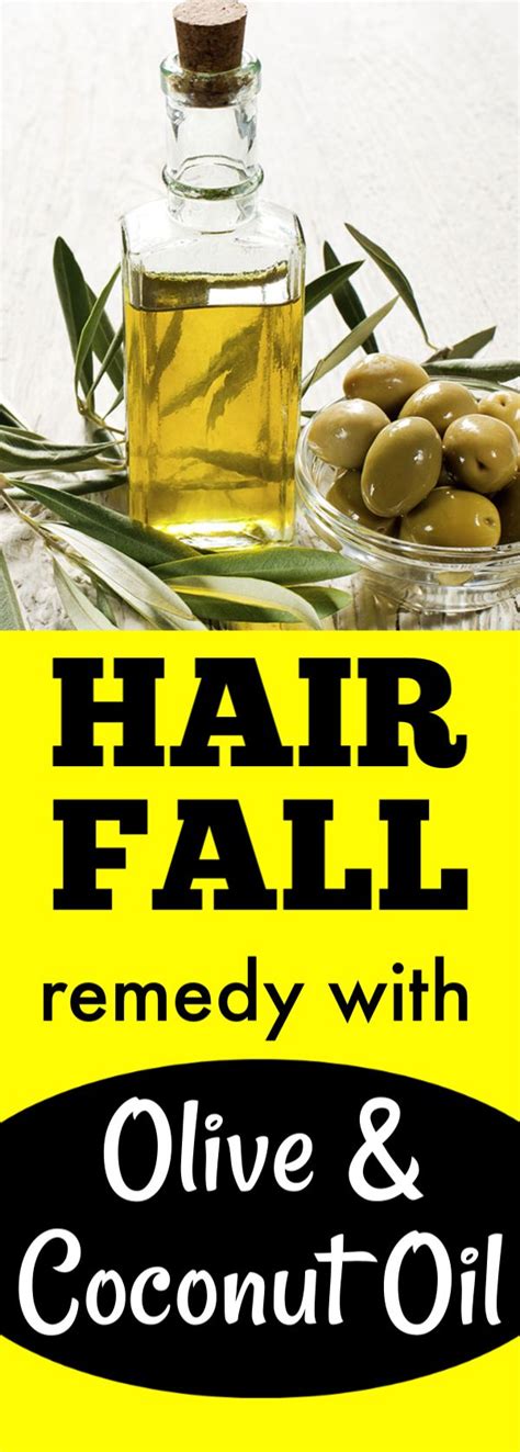 It will turn the mash a bit thicker. Coconut Oil and Olive Oil Mix for Hair Fall | Fall hair ...