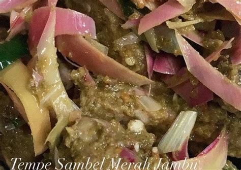 Orang indonesia memang dikenal doyan banget sama makanan pedas seperti sambal. Resep Sambel Tempe Merah Jambu oleh arum gunawan - Cookpad