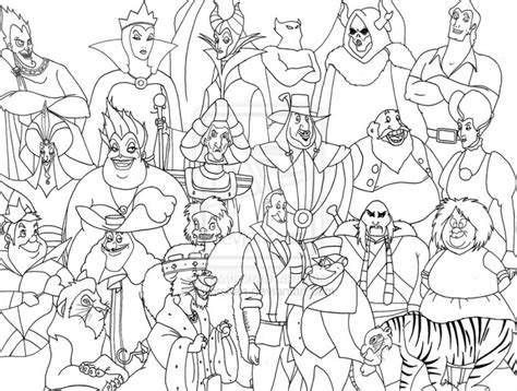 Free disney villains coloring pages are a fun way for kids of all ages to develop creativity, focus, motor skills and color recognition. Villain Coloring Pages at GetDrawings | Free download