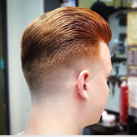 Trim carefully with a pair of clippers or styling scissors as you work. "Short back n Sides ... And a natural hairline .. A true ...