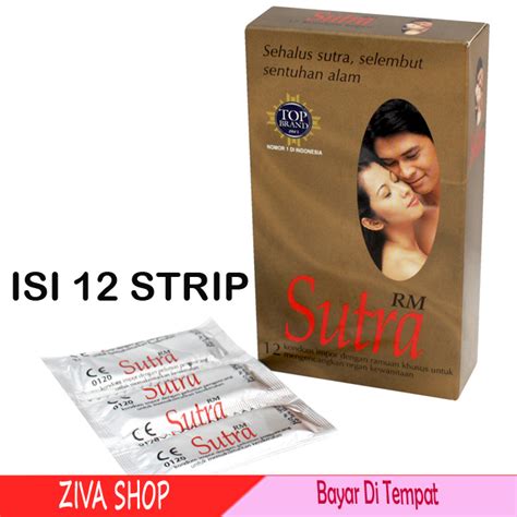 Saat ini, sudah banyak merk kondom yang dapat dibeli, dan beberapa nama yang cukup populer antara lain sutra, durex, fiesta, supreme, . Harga Kondom Sutra Hitam - 12 Durexide