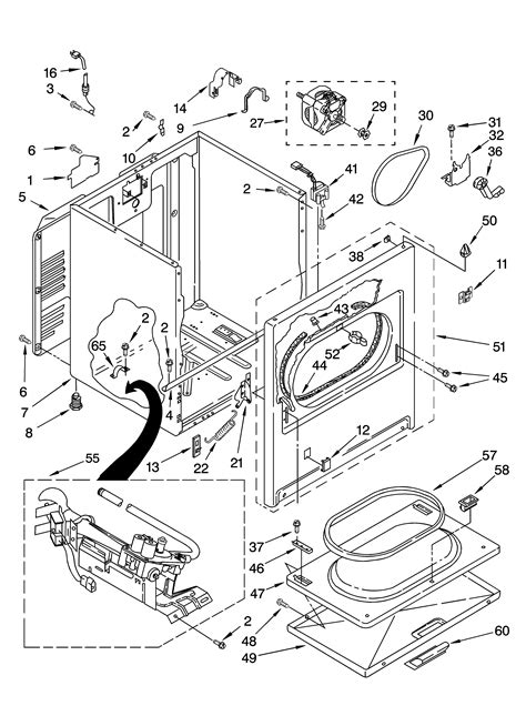When the dryer is turned on, electricity flows through the element, causing the coils to heat up and glow due to electrical resistance. 27 Kenmore 90 Series Washer Parts Diagram - Wiring Database 2020