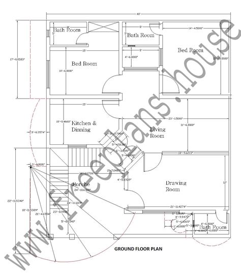 Generally 12×16 means 12 feet by 16 feet room. 40×48 Square Feet, 12×14 Square Meters House Plan - Free ...